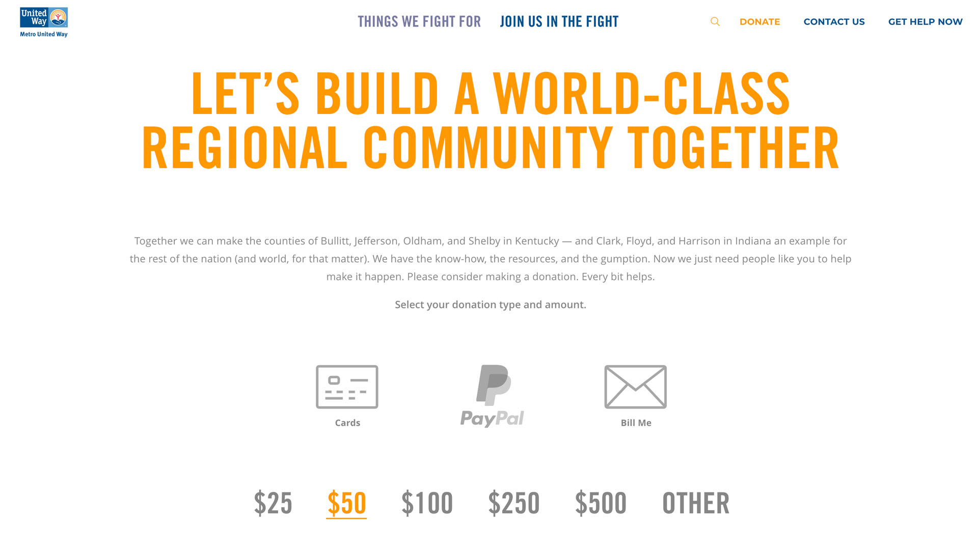 Metro United Way project image